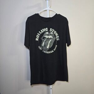 The Rolling‎ Stones 1981 American Tour Black Graphic T Shirt Mens Size M